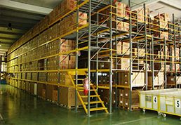 Rayonnage à mezzanines